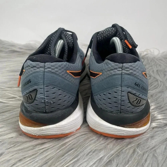 Asics Gel-Cumulus 20 Mens Size 12 Shoes Blue Orange Running Sneakers - Picture 8 of 11